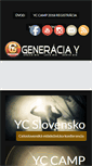 Mobile Screenshot of generaciay.acsr.sk